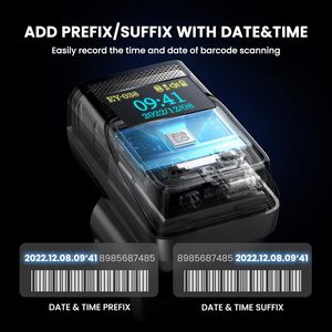 Eyoyo <span class=keywords><strong>2D</strong></span> <span class=keywords><strong>bluetooth</strong></span> vòng Máy quét mã vạch với màn hình, <span class=keywords><strong>Mini</strong></span> Wearable không dây ngón tay <span class=keywords><strong>Scanner</strong></span> Reader hàng tồn kho tương thích với iPad - Product Image 3