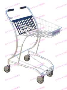 Chariot de courses en aluminium fini par sablage et oxydation, chariots de courses japonais finis par sablage et oxydation - Product Image 6