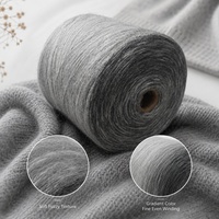 Hilo de Mezcla para Tejer al por Mayor 1/7.5NM, 61% Poliéster, 32% Acrílico, 3% Lana, 3% Nylon, 1% Spandex, Hilo Fantasía Degradado para Máquina de Tejer