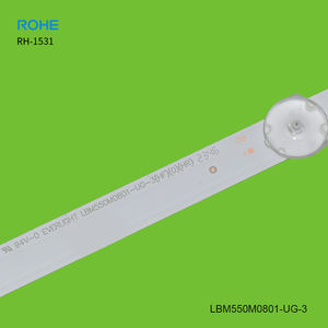 Striscia LED Retroilluminazione <span class=keywords><strong>TV</strong></span> RH-1531 LBM550M0801-UG-3 UE55AU7095U UE55AU7025K 8 LED per Riparazione <span class=keywords><strong>TV</strong></span> da 55 Pollici - Product Image 4