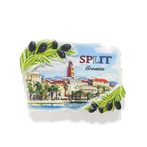 Imán <span class=keywords><strong>de</strong></span> Resina 3D para Refrigerador, Recuerdo <span class=keywords><strong>de</strong></span> Croacia, Imán <span class=keywords><strong>de</strong></span> Poliresina con Diseño <span class=keywords><strong>de</strong></span> Monumento Urbano - Product Image 6