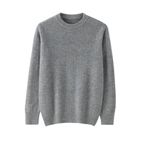 Pull en tricot pour homme, manches longues, automne-hiver, mode décontractée, pull en laine, logo personnalisé, OEM ODM, vente en gros d'usine