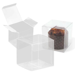 Hộp Quà Bằng Nhựa Hộp Nhựa Trong Suốt Tái Chế Kích Thước Theo Yêu Cầu Của Nhà Sản Xuất 4X4X4 Inch Bao Bì Cho Các Bữa Tiệc - Product Image 4