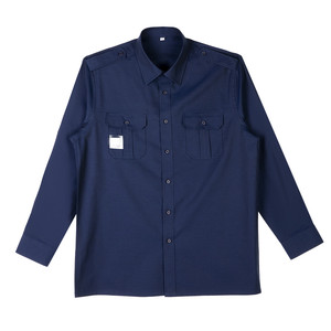 Chemise décontractée en jean à manches longues coupe classique pour homme, avec logo personnalisé, séchage rapide, col boutonné, sérigraphie, pour l'automne - Product Image 2