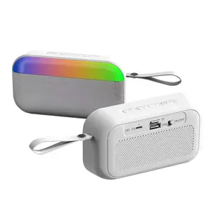 Speaker Bluetooth Mini portabel, nirkabel tahan air luar ruangan HIFI 3D Stereo MP3 Player mendukung FM Radio kartu SD USB