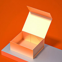 Boîte en carton rigide pliable avec logo personnalisé, emballage de vêtements, boîte cadeau de luxe avec fermeture magnétique