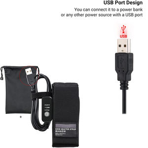 Sangle chauffante anti-buée 5V 2A USB pour objectif d'appareil photo et télescope - Product Image 6