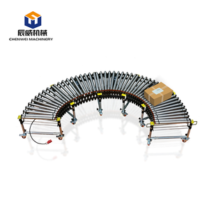 Hoge Efficiëntie Transportband Infeed En Outfeed Flexibele Telescopische Gemotoriseerde Rollenbaan - Product Image 6