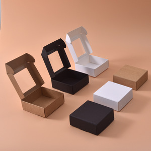 Oem thân thiện với môi <span class=keywords><strong>Kraft</strong></span> Giấy phân hủy sinh học chất lượng cao Craft Folding Made xà phòng Hộp bao bì với cửa sổ cho doanh nghiệp nhỏ - Product Image 3