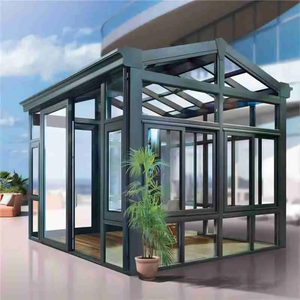 Solárium de Cristal Premium para 4 Estaciones con Techo Retráctil, Solárium de Aluminio para Espacios Comerciales de Ocio al Aire Libre - Product Image 2