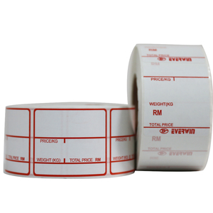 Sản Phẩm Tùy Chỉnh Mã Vạch Nhãn QR Code Label Sticker Không Thấm Nước Siêu Thị Giá Tag Label Sticker Máy In Giá - Product Image 1
