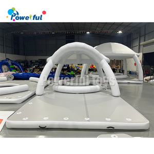Inflatable nước nổi đảo nền tảng trẻ em Inflatable biển nổi Dock chơi nước nổi lều cho người lớn - Product Image 6