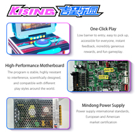 Distributeur automatique Kising Kids Pat avec écran HD 21,5 pouces, de qualité commerciale, compact, à monnayeur, avec boutons lumineux clignotants