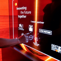 Pantalla OLED Transparente de 30/55/75 Pulgadas con Pantalla Táctil, Bajo Consumo de Energía, Diseño sin Marco