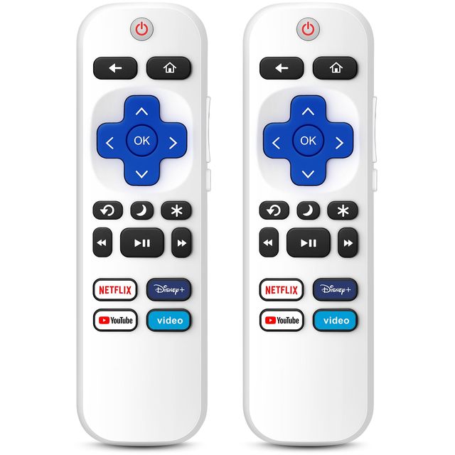 Replacement Remote Control for TCL for Roku Hisense for Roku Onn for Roku TV Compatible with Fixed Code