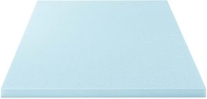 OEM ODM SINOMAX tela personalizada 3 pulgadas Gel memoria espuma colchón Topper refrigeración cama Topper, soporte de alivio de presión, azul - Product Image 3