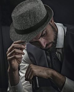 Casquettes jazz de style britannique Retro Bowler Panama Men <span class=keywords><strong>Manhattan</strong></span> Jazz Cap - Product Image 6