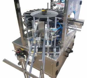 เครื่องพับขวดสแตนเลสกึ่งอัตโนมัติแบบตั้งสำหรับขวดเครื่องดื่ม ใช้ลมนิวเมติกสำหรับพับฟิล์มขวดเพื่อการผลิต - Product Image 3