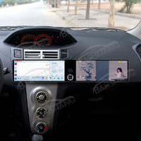 Autoradio Baoshang Dual 12.3'' Android 13 Carplay pour Toyota Yaris 2005-2011 Navigation GPS Multimédia Commande vocale avec Carplay