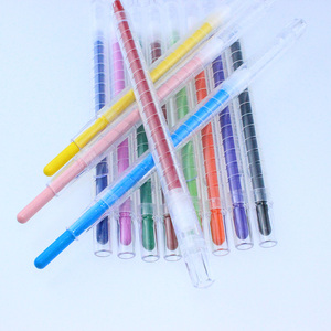 Không độc hại và dễ dàng để vẽ twistable sáp bút chì màu tùy chỉnh sơn nhiều màu thiết lập sáp caryon 12 cái - Product Image 4