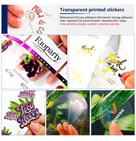 Autocollants personnalisés imperméables en gros, étiquettes de parfum en feuille d'or, étiquettes de produits pour bouteilles transparentes pour emballages de luxe