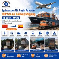 Transitaire Amazon FBA Espagne DDP Expédition maritime et aérienne vers BCN1 MAD6 Service logistique porte-à-porte taxes incluses