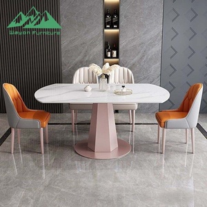 Juego <span class=keywords><strong>de</strong></span> Comedor <span class=keywords><strong>de</strong></span> Diseño Interior <span class=keywords><strong>de</strong></span> Alta Gama Wayon, Mesa <span class=keywords><strong>de</strong></span> Comedor Flexible y Expandible <span class=keywords><strong>para</strong></span> Uso en Hoteles Boutique - Product Image 6