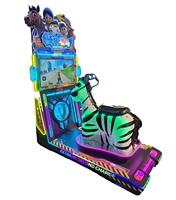 Simulateur de course de chevaux pour enfants à monnayeur, machine de jeu vidéo LCD HD 32 pouces en plastique, version anglaise, pour centre commercial intérieur