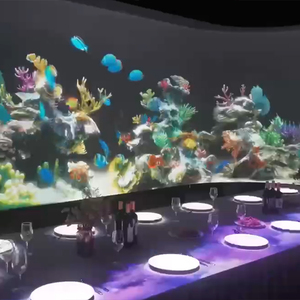 Nhà hàng nhập vai tương tác chiếu bản đồ ba chiều 3D trong nhà kim loại đèn phòng kinh nghiệm ăn uống - Product Image 5