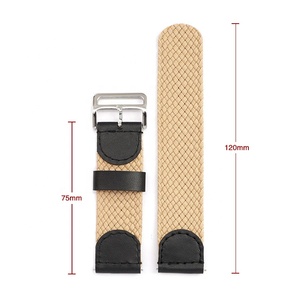 Vải <span class=keywords><strong>Belem</strong></span> dệt 20mm 22mm thay thế truyền thống Nylon xem ban nhạc dây đeo - Product Image 3