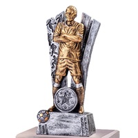 Trophée de football Odm Design personnalisé Modèle en résine Trophée du meilleur buteur Trophées