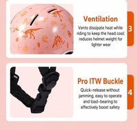 Nouveau casque de vélo pour enfants, léger, confortable, ajustement réglable, design durable pour le cyclisme, le skateboard, casque pour enfants