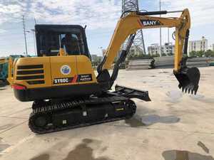 Used SANY Crawler Excavators CE Certified with Bucket Second <b>Hand</b> <b>Mini</b> SANY Chinese Brand SY60C 6 TON Excavators for Sale - Product Image 6