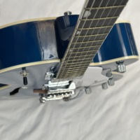 Blue GRTCH Electric Guitar with Rosewood Back/Side Semi-Hollow Body Chrome Hardware Fast Shipping