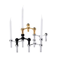 Bougeoir trépied nordique, hôtel, fête, restaurant, bougeoir de table, lumière de luxe, hôtel, B&B, ornement en alliage, décoration artistique pour la maison