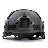 Casque tactique de luxe AmpsafeX léger en ABS Mich 2000, résistant à l'eau, avec visière transparente et protection auditive pour les sports des enfants
