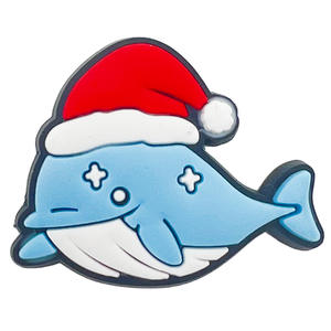 2023 fabricante al por mayor personalizado Navidad PVC zapatos decoraciones diseñador cocodrilo colgante en zapatos de goma - Product Image 6