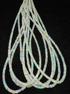 Cuentas de Ópalo Welo Etíope Blanco Natural de 4-6mm, Cuentas Redondas Lisas con Múltiples Destellos de Fuego, Piedras Preciosas Sueltas de Ópalo, Cuentas Redondas de Ópalo - Product Image 5