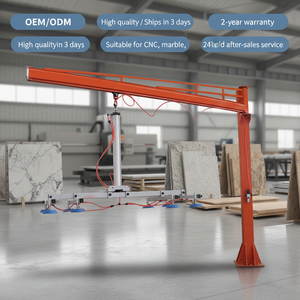 New Workshop Electric Jib <strong>Crane</strong> 100kg Capacity Five Meter Arm 270 Rotation Customized Lifting Device For Steel Plate Transfer - Product Image 2