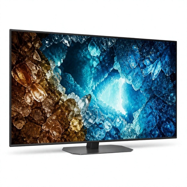 WebOS QLED 4K Smart TV 32 Inch Black Wide Screen Entertainment Display for Home Use