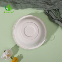 SUMKOKA Bols à salade en bagasse certifiés BPI 24oz 32oz 40oz, compostables et jetables pour plats à emporter