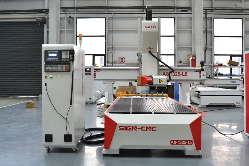 Teken 1325 4 As Atc Cnc Machine 3d Mal Sculptuur Cnc Router Machine Voor Hout 1300 2500 Mm