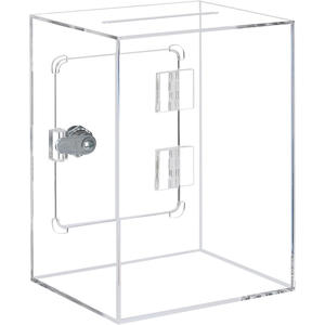 Alcancías que se pueden abrir personalizadas, hucha de ahorro transparente, hucha acrílica <span class=keywords><strong>con</strong></span> cerradura para adultos, regalo para niños - Product Image 3