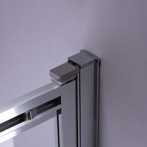<span class=keywords><strong>Panel</strong></span> de <span class=keywords><strong>ducha</strong></span> corredizo plegable de vidrio transparente cromado para bañera - Product Image 5