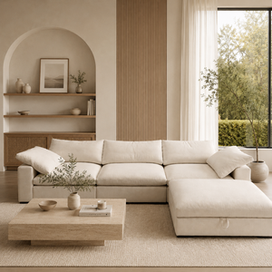 Muebles de Sala de Estar VL, Estilo Americano, Compresión al Vacío, Color Marrón, Sofá Seccional Modular de <span class=keywords><strong>3</strong></span>, 4, 5, 6 y 7 Plazas, Tapizado en Corduroy - Product Image 2