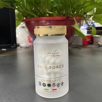 Bouteille en plastique mate vide personnalisée de 100 CC, 120 CC, 160 CC avec bouchon à vis, qualité alimentaire PS, flacon à médicaments, conteneur pour vitamines