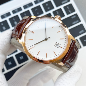 Reloj mecánico automático cuadrado con correa de cuero genuino Vintage para hombre de lujo de marca superior - Product Image 5