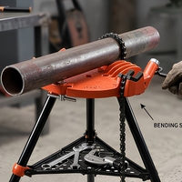 Pince à chaîne portable Hongli H401 pour tuyaux, support trépied pliable robuste, pince de maintien de tuyaux