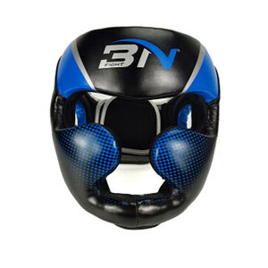 BNボクシングヘルメットカスタムデザインMMAボクシングヘッドガードレザーPUフェイスパターンポータブルボクシングヘルメット - Product Image 4