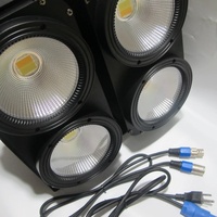 Projecteur LED COB 4x100W RGBW 4 yeux DMX512 pour éclairage de scène, spectacle, fête, théâtre, studio, DJ